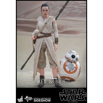 Star Wars Episode VII Movie Masterpiece Action Figure 2-Pack 1/6 Rey and BB-8